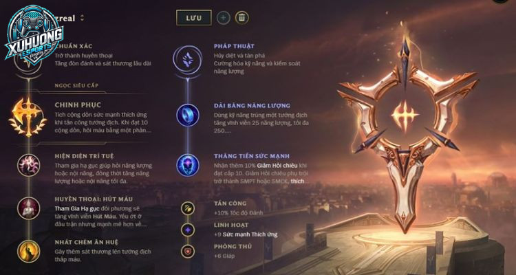 Bảng ngọc chuẩn xác nhất cho Ezreal