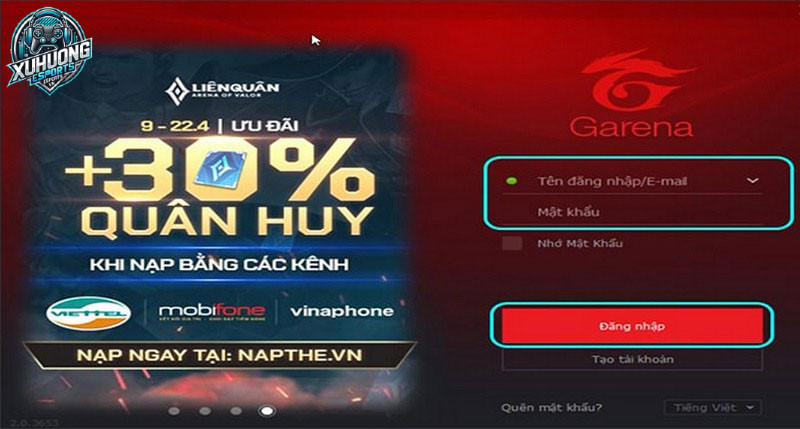 Bước 1 - Tải và cài đặt Fc Online từ ứng dụng Garena