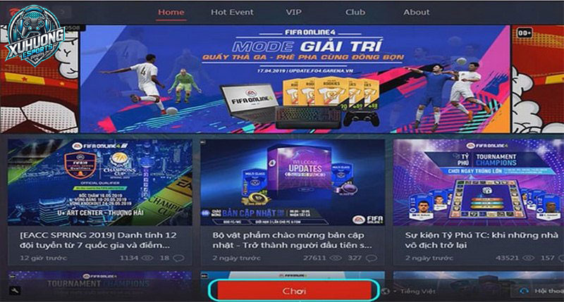 Bước 4 - Tải và cài đặt Fc Online từ ứng dụng Garena