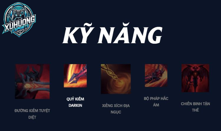 Bộ kỹ năng của tướng Aatrox mùa 14