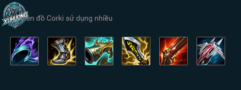 cách lên đồ cho corki
