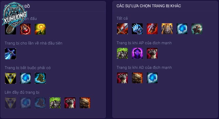 cách lên đồ nasus