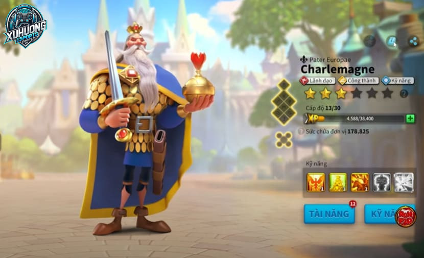 Tướng Charlemagne trong Rise of Kingdoms
