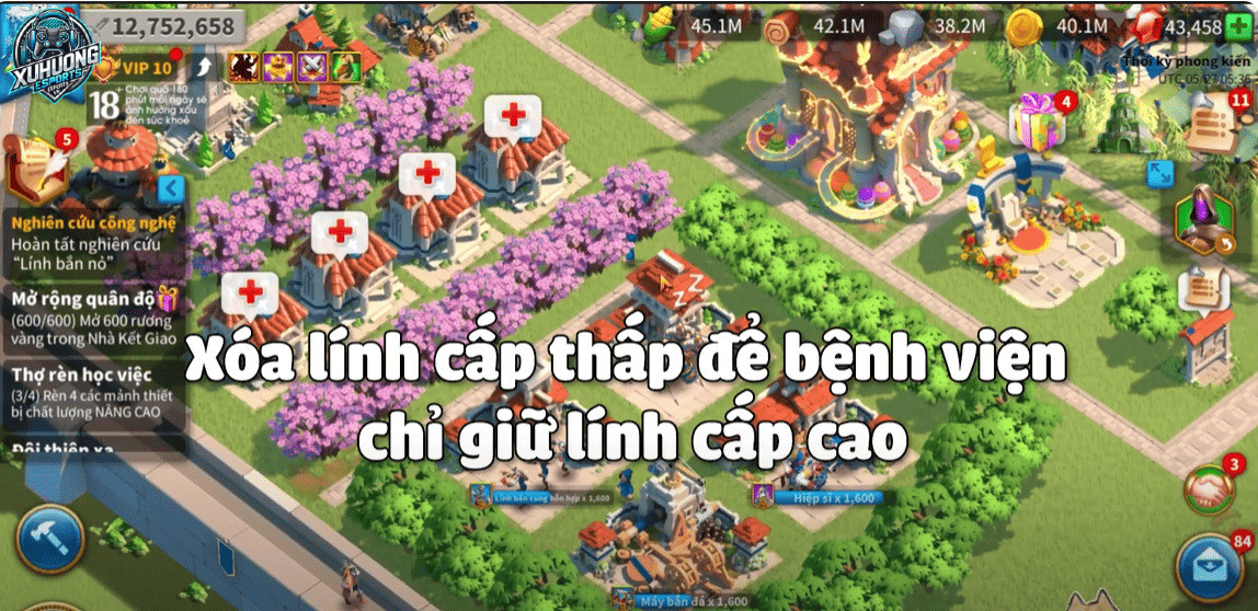 Xóa lính cấp thấp