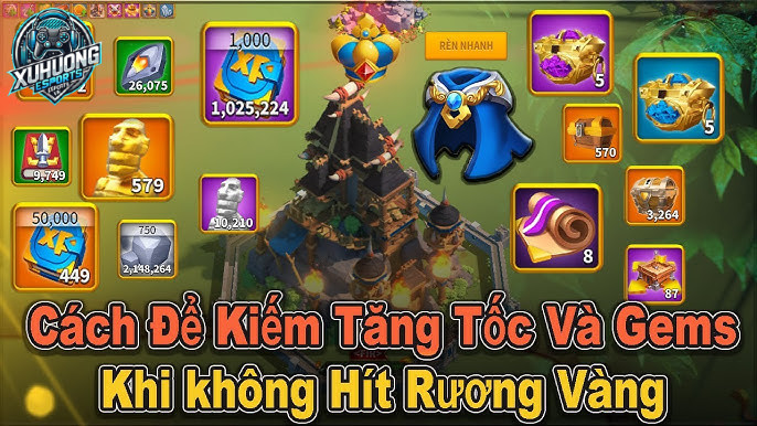 Làm nhiện vụ nhận Gems - ROK