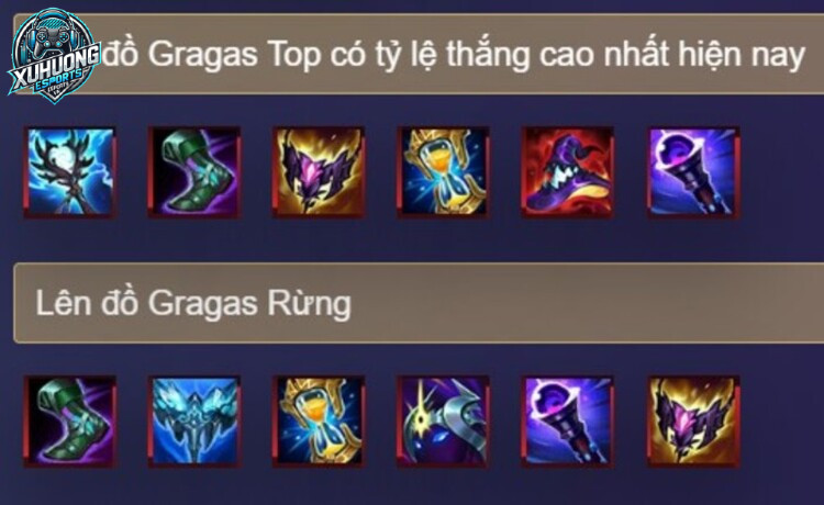 cách lên đồ cho gragas
