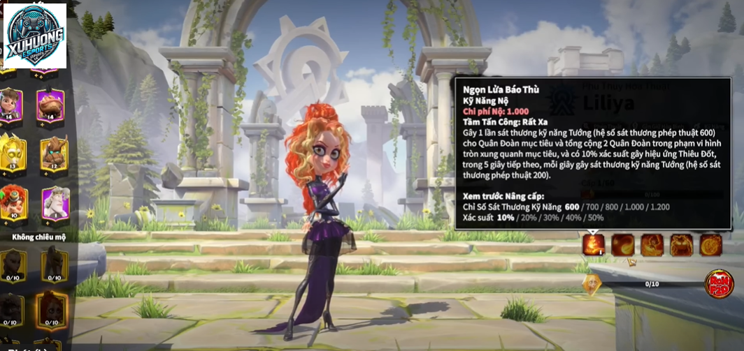 Tướng Liliya - Call of Dragons