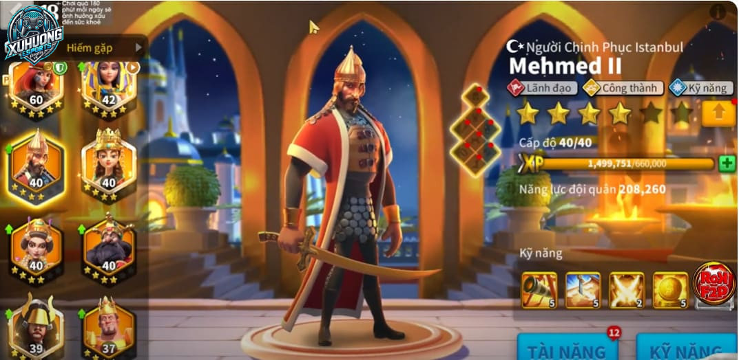 Tướng Mehmed trong Rise of Kingdoms