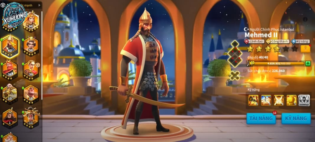 Tướng Mehmed trong Rise of Kingdoms