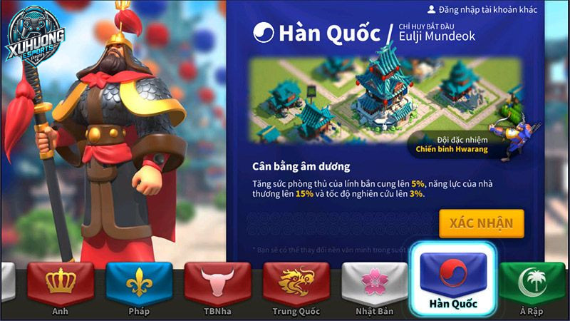 Nền văn minh Hàn Quốc - Rise of Kingdoms