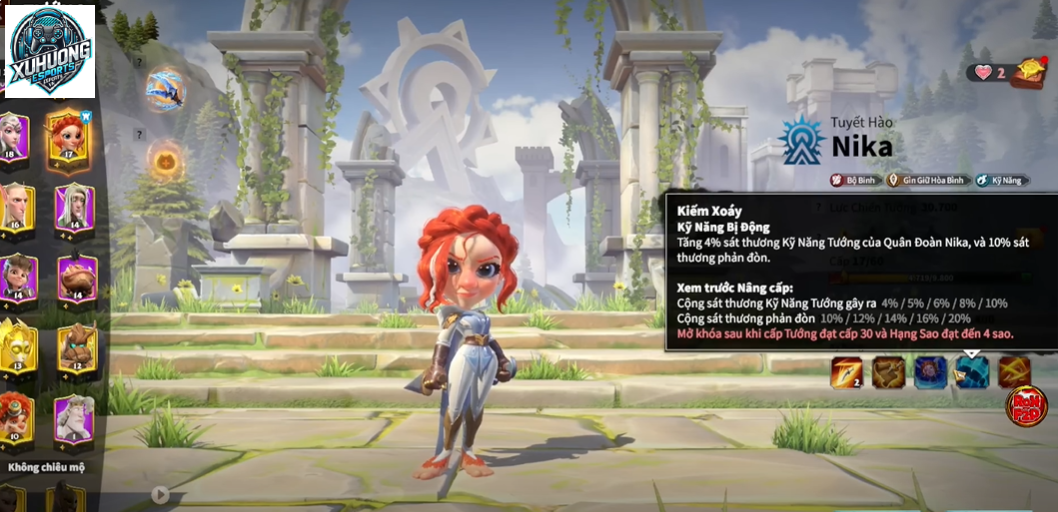 tướng Nika - Call of Dragons