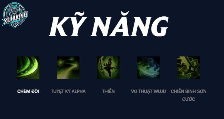kỹ năng master yi