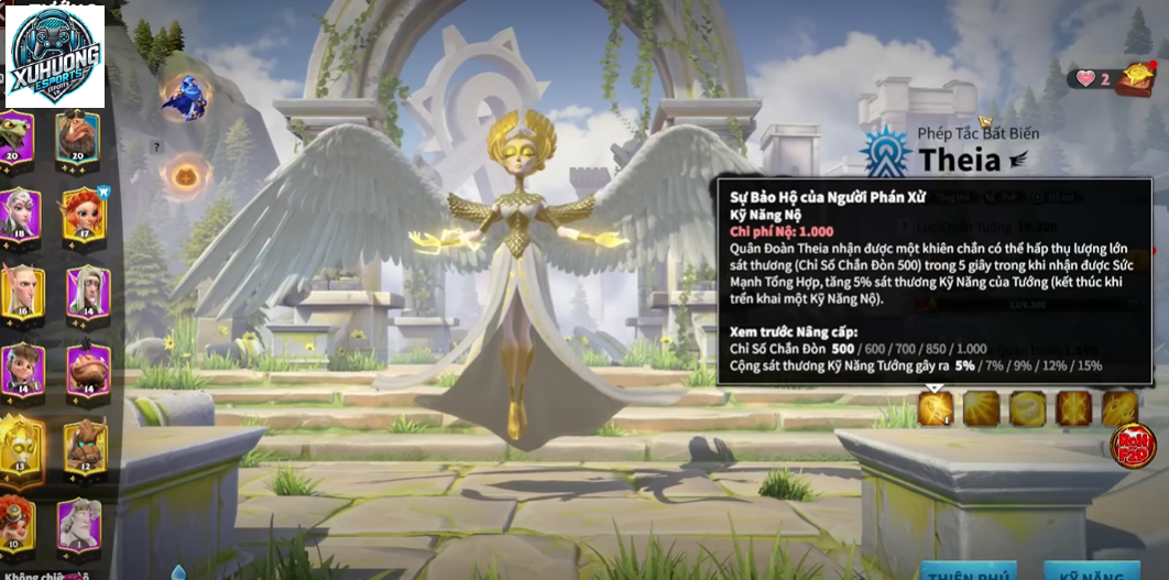 Tướng Theia - Call of Dragons