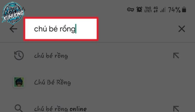 Tìm kiếm trò chơi Chú bé rồng trên điện thoại 