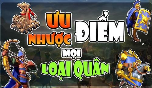Ưu Nhược điểm các loại quân trong Rise of Kingdoms