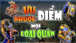 Ưu Nhược điểm các loại quân trong Rise of Kingdoms